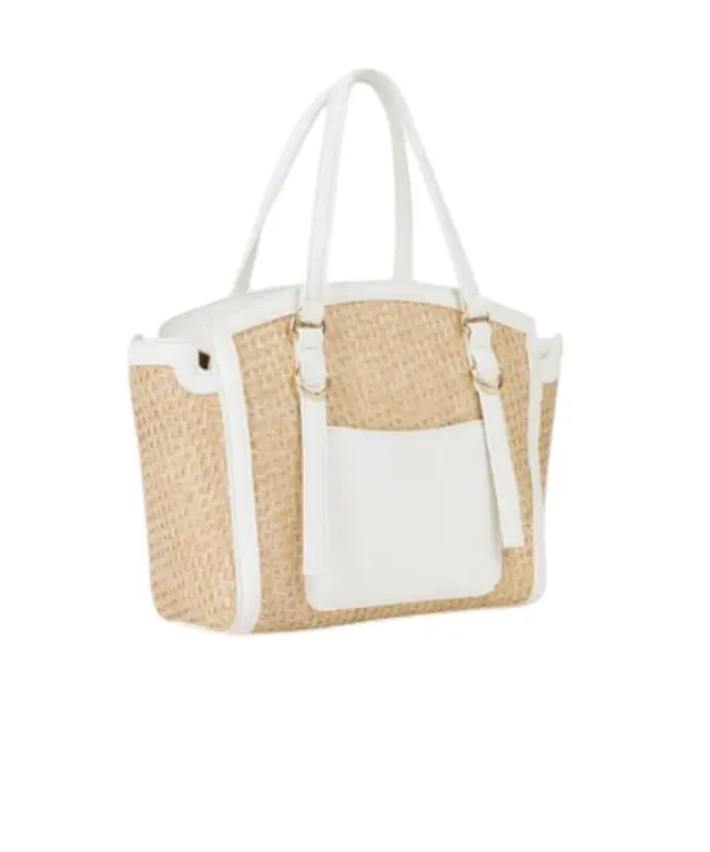Valentino Bags - Γυναικεία Τσάντα Ώμου Demetra VBS9R904-669 Μπεζ/Λευκό 3