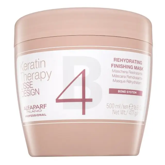Alfaparf Milano Lisse Design Keratin Therapy Rehydrating Finishing Mask nourishing hair mask for dry and damaged hair 500 ml