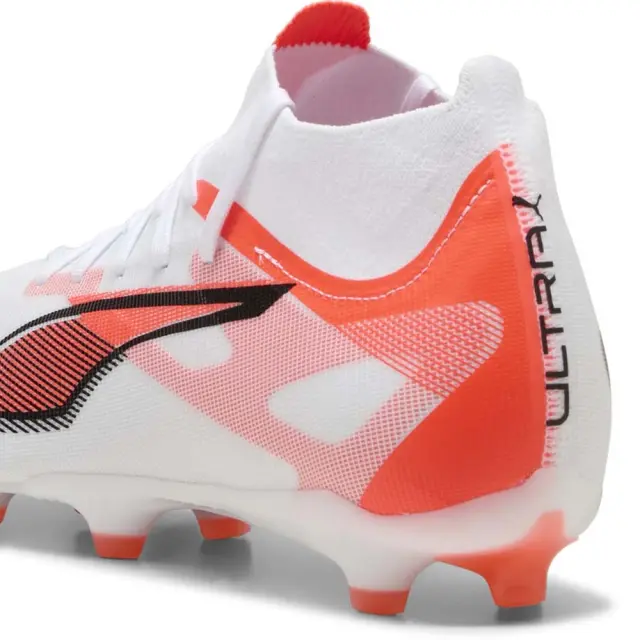 Puma Men's Ultra 5 Match+ FG/AG Άσπρο - Πορτοκαλί 108162-01 (Puma) 3
