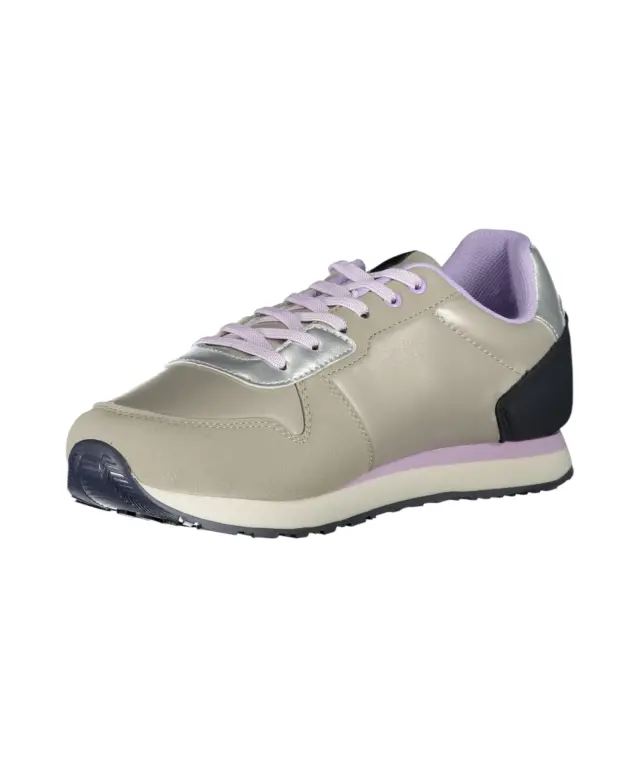 U.S. Polo Assn. - Γυναικεία Sneakers Nobik NOBIK011KCNH2F-SIL Ασημί/Μπεζ - 35 3