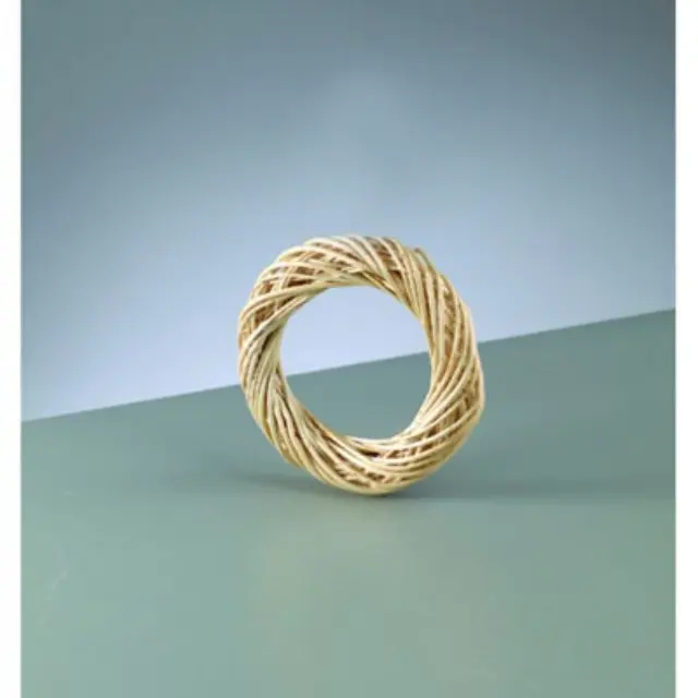 Στεφάνι από Μπαμπού Ξασπρισμένο Ø15cm