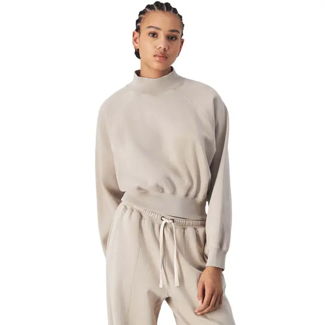 Champion Women's Longsleeve Turtleneck Sweatshirt Μπεζ 117637-MS016 (Champion)