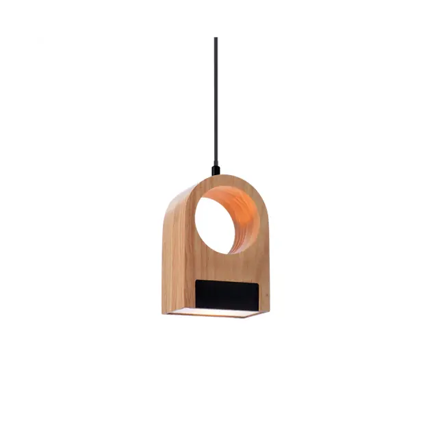 AcaLight Offer NETTO ΦΩΤΙΣΤΙΚΟ ΚΡΕΜΑΣΤΟ ΦΥΣΙΚΟ ΞΥΛΙΝΟ LED 10W 3000K 800Lm IP20 Φ150Χ1200mm