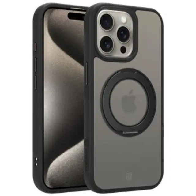 Tactical MagForce Hyperstand Cover for Apple iPhone 15 Pro Max Asphalt