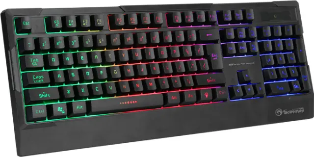 Marvo Gaming Πληκτρολόγιο με φωτιζόμενα πλήκτρα KG606 2