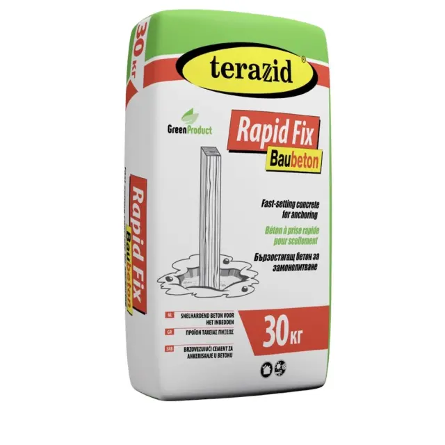 Monotex Terazid Baubeton Rapid Fix Σκυρόδεμα ταχείας πήξης 30 kg / RAPIDFIX