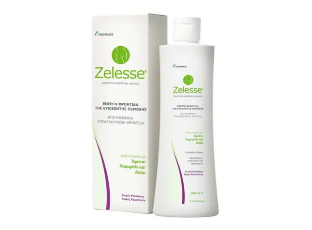 Zelesse Intim Wash Υγρό Καθαρισμού της Γυναικείας Ευαίσθητης Περιοχής χωρίς Σαπούνι, 250 ml