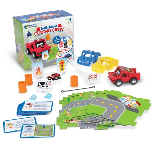 Learning Resources Εκπαιδευτικό Παιχνίδι Ρομποτικής Switcheroo Coding Crew για 4+ ετών LER 3108
