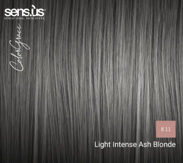 Sensus Color Grace M3K 8.11 Intense Ash Light Blonde 100ml - (μόνιμη βαφή έντονο σαντρέ ξανθό) 2