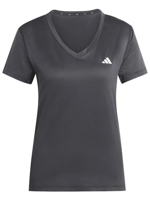 adidas Essentials Γυναικείο T-shirt με V Λαιμόκοψη Black KA2474 - M 3
