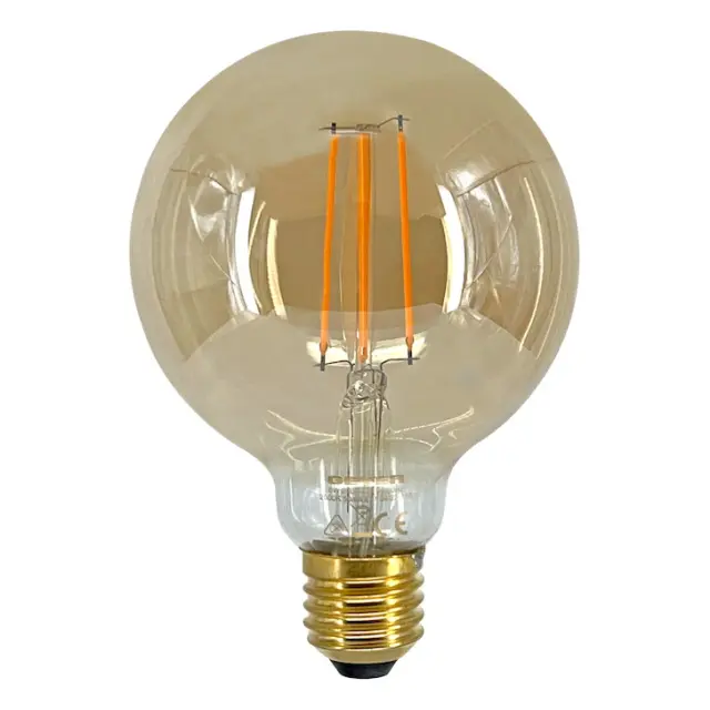 Λαμπτήρας LED G95 τύπου γλόμπος 6w Filament Vintage Dimmable Geyer