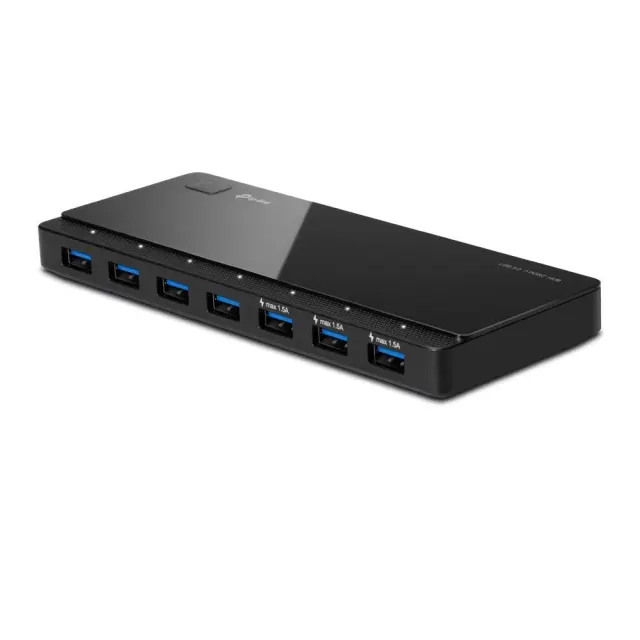 TP-LINK UH700 v5 USB 3.0 Hub 7 Θυρών με σύνδεση USB-A & Θύρα Φόρτισης και Εξωτερική Παροχή Ρεύματος