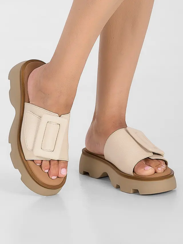 Gabor Πέδιλα Γυναικείο δέρμα Μπεζ GAB/62852 52-CREME - 41 2