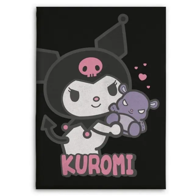 Κουβερτάκι Hello Kitty - Kuromi - Flanel Blanket 110*150cm AYM-008HKUR-FL