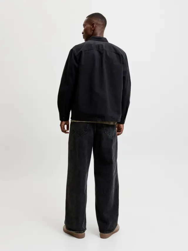 JJECOLTON CANVAS OVERSHIRT LS SN - Black 2
