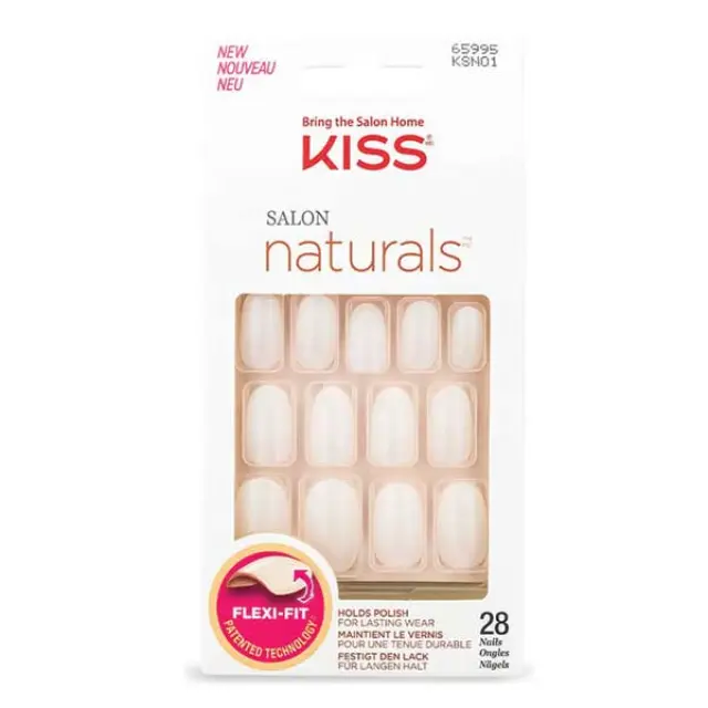 Kiss Τεχνητά Νύχια Salon Acrylic Natural Nails - Bareskinned