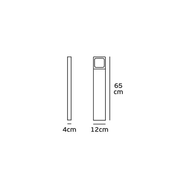 Φωτιστικό Δαπέδου LED Loft VK/02097/AN/W 8W 3000K IP54 Ανθρακί 3