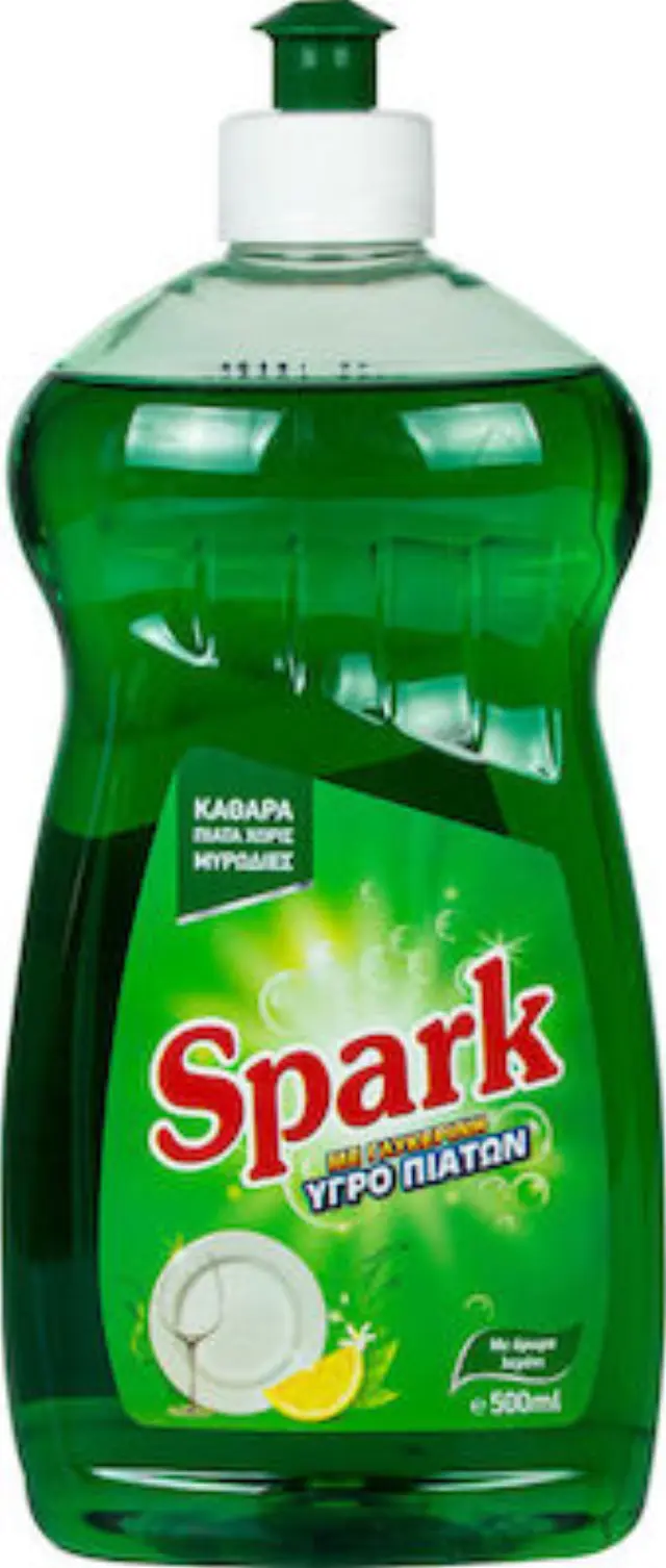 Υγρό Πίατων Spark 500 ml Πράσινο Μήλο