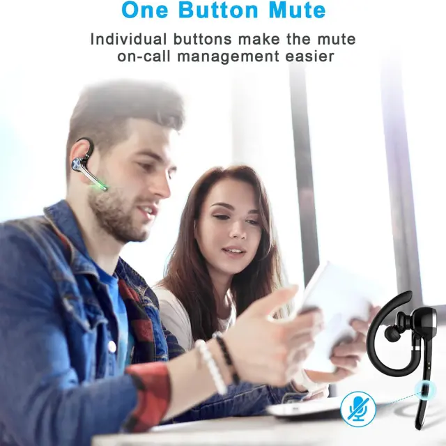 Techsuit NeXound G7 Bluetooth Handsfree Ακουστικό με ENC, Bluetooth 5.1, Qualcomm & Θήκη Φόρτισης 72 Ωρών Μαύρο 2