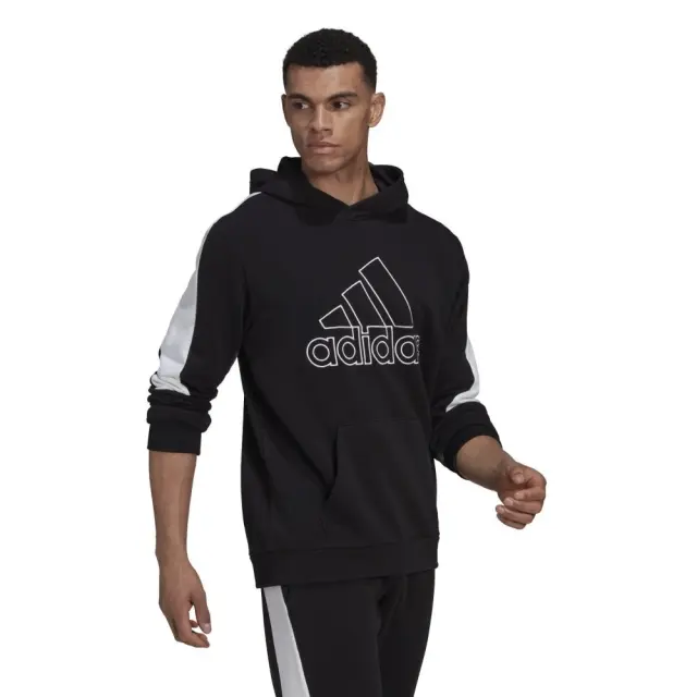 adidas Badge of Sport Hoodie (HK4547-Black) - Μαύρο 3