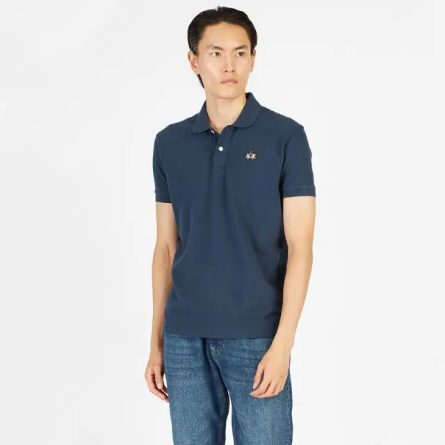 T-Shirt La Martina CCMP02PK001-26DF871-07017 Μπλε - 2XL