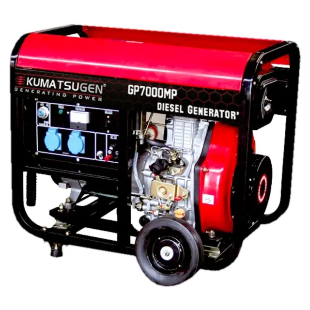 Kumatsuken GP7000MP - Γεννήτρια Πετρελαίου , AVR, 6.6kVA, 10Hp + Μπαταρία + Κλειδί + Μπουζόκλειδο Μπαταρία (012283)