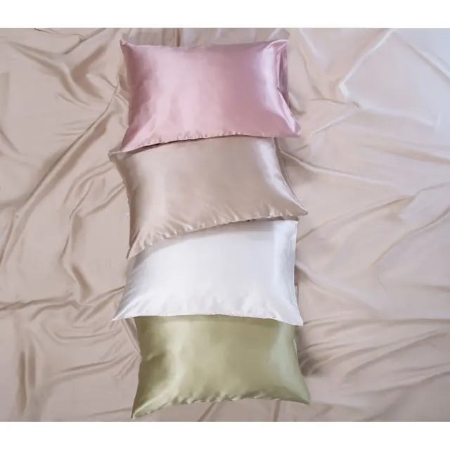 ΜΕΤΑΞΩΤΗ ΜΑΞΙΛΑΡΟΘΗΚΗ DIAMOND 50X70 NEF-NEF HOMEWARE, 100% ΜΕΤΑΞΙ - Champagne Green (039266) 3