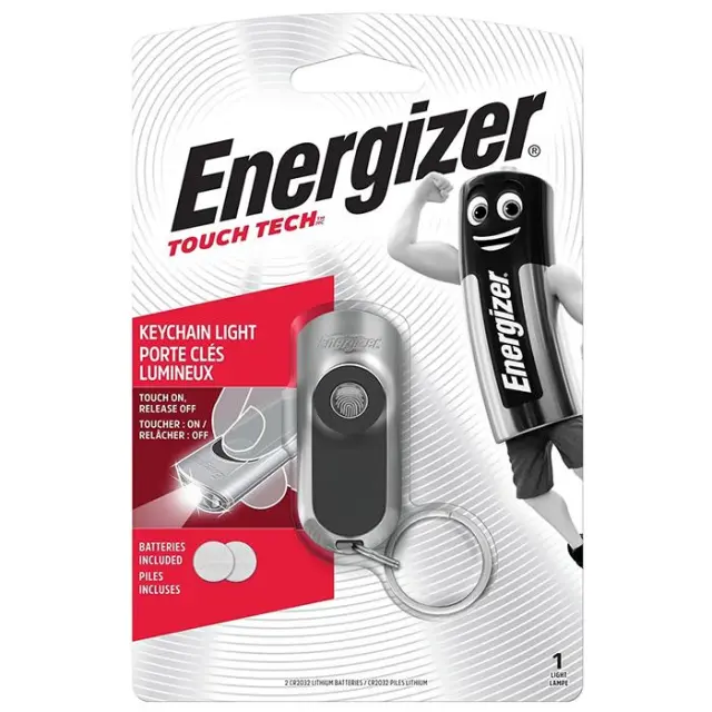 Energizer Hi-Tech LED μπρελόκ/φακός με 1 LED και φωτεινότητα 20 lumens.