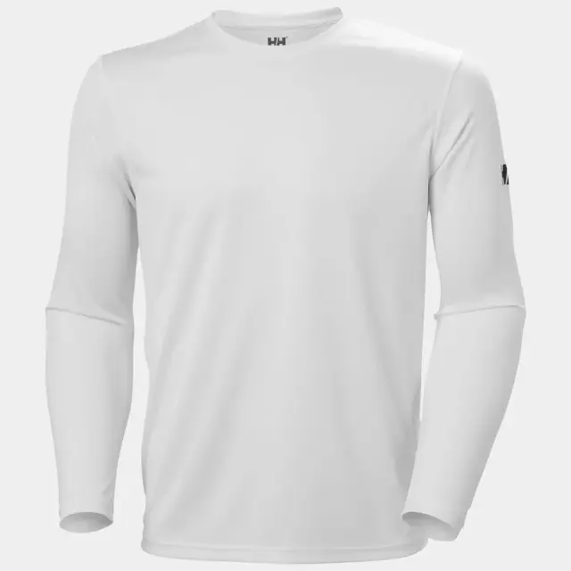 Helly Hansen HH Tech Crew Long Sleeve 2.0 Λευκό Ανδρικό - M