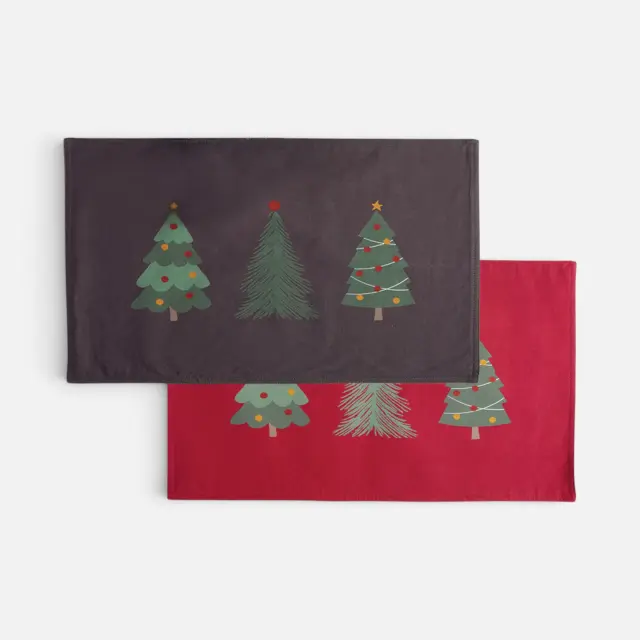 Nef-Nef Homeware Σουπλά My Christmas Tree 33x48 Κόκκινο 2