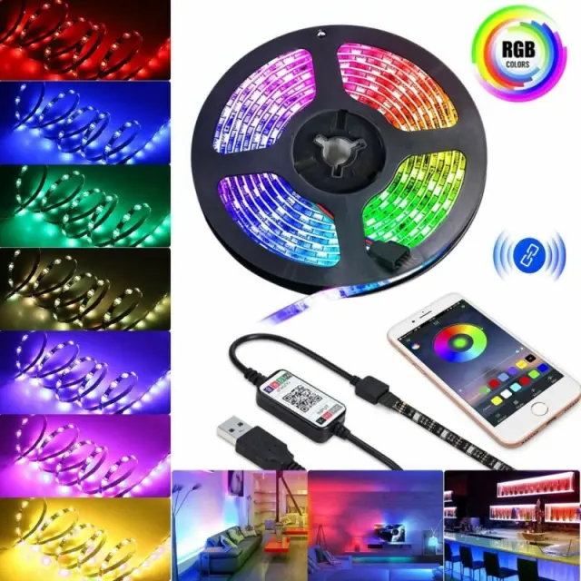 Led ταινία 3m RGB με Bluetooth και App