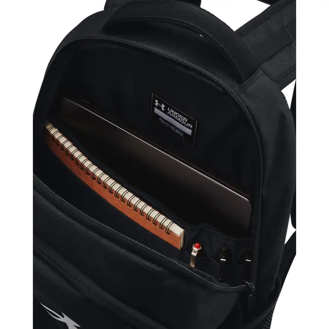 Under Armour Hustle 6.0 Backpack (29L) (1384672-002) - Λευκό-Μαύρο - One Size 2