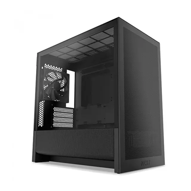 NZXT PC Case H3 Flow Micro Tower Black (CC-H31FB-01)