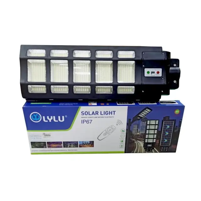 Ηλιακός προβολέας με τηλεχειριστήριο 500W IP67- Lylu Solar light 58028