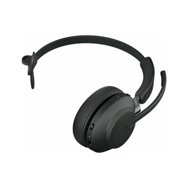 Jabra Headset Evolve2 65 Mono UC With Charging Stand Link 380a Black (26599-889-999) 2