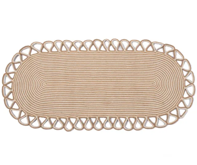 Χαλί γιούτα 1911 (120cm x 180cm) beige - -