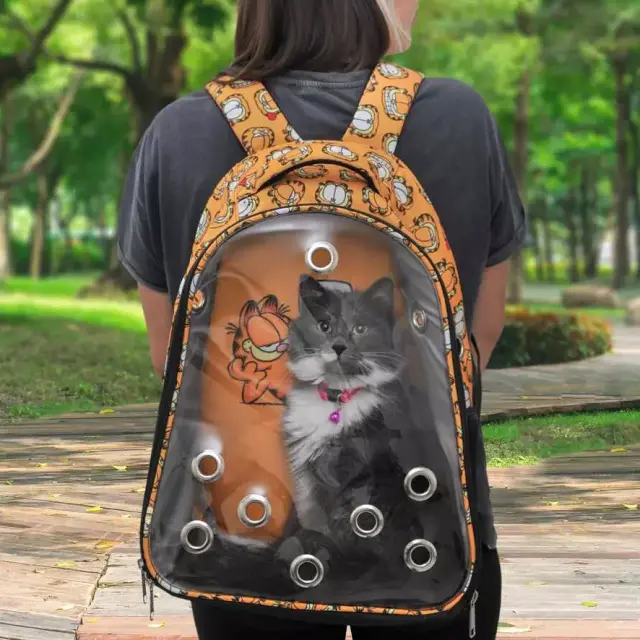 Τσάντα Μεταφοράς Garfield πλάτης για γάτες 45x32x23cm 3