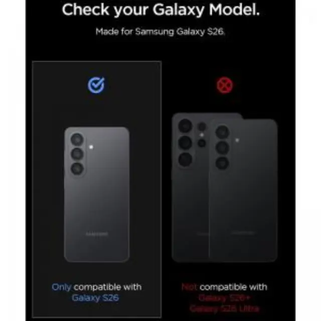 Tempered Glass Rings Spigen για Τζαμάκι Κάμερας Samsung Galaxy S26 5G Optik.tR EZ-FIT Μαύρο (2 τεμ.) N70856 2