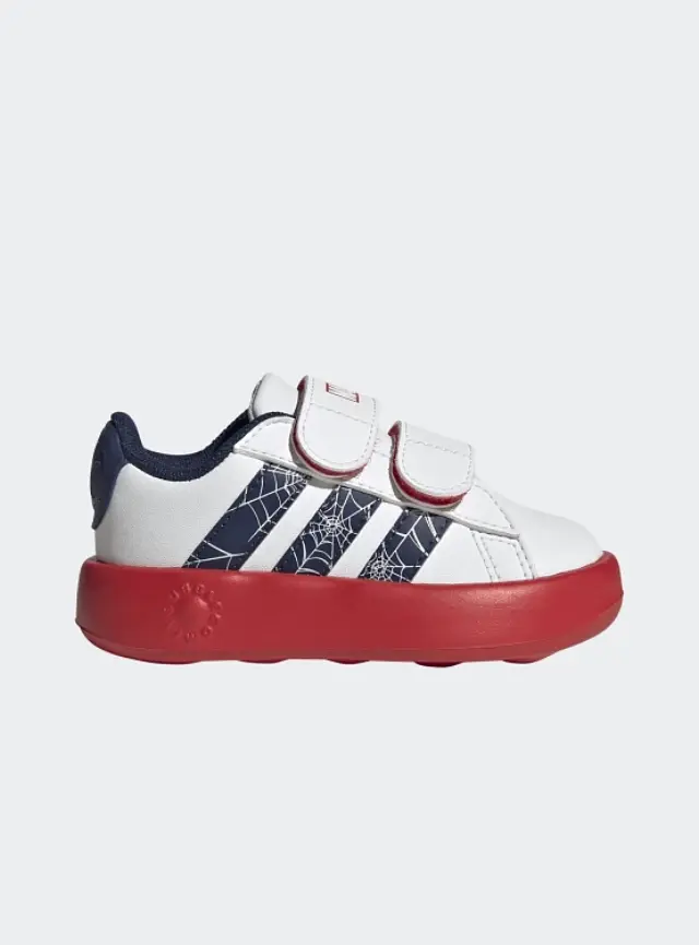Βρεφικά Παπούτσια Adidas Marvel Spiderman Grand Court (Μεγέθη 19-27) ΛΕΥΚΟ