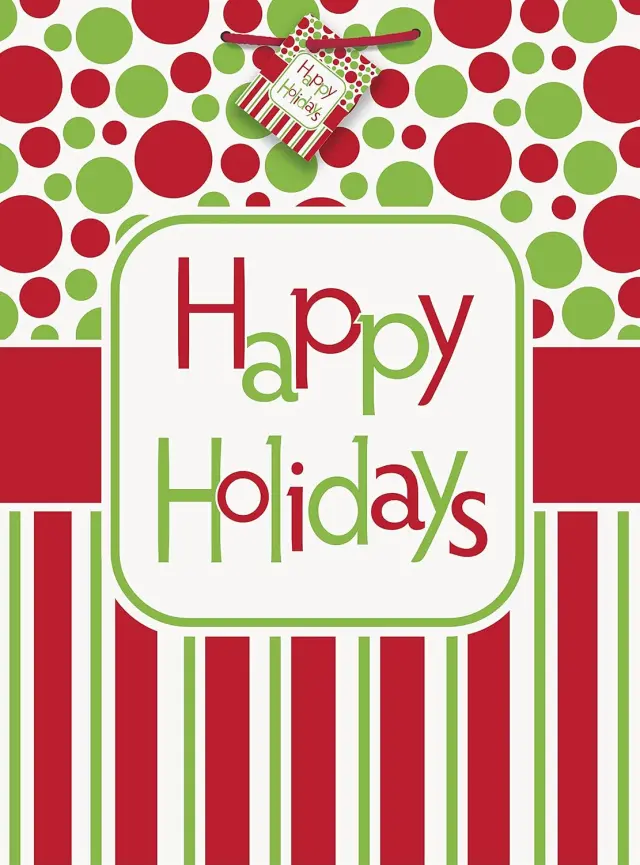 Τσάντα Χάρτινη Γίγας Happy Holidays Jumbo Gift Bag