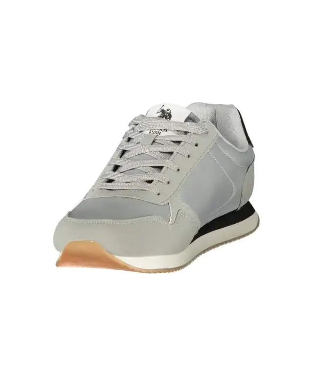 U.S. Polo Assn. - Ανδρικά Sneakers Happy HAPPY001M6NH1-002 Γκρι 3