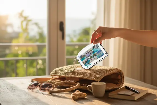 Πορτοφόλι Souvenir μπρελόκ - Σετ 10pcs - PVC - Paralia - 14*9cm - 871749 3