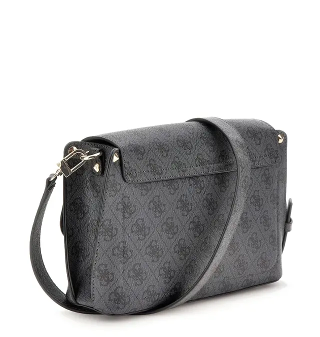 Τσάντα GUESS Meridian Flap Crossbody HWSG6974200 Μαύρο 3