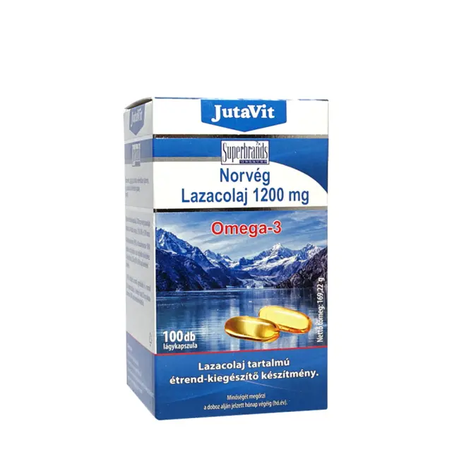 JutaVit Norwegian Omega-3 Salmon Oil 1200 mg softgel