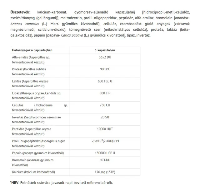 Natur Tanya Digestive Enzyme Complex 2