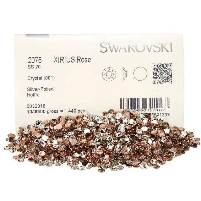 Swarovski 2078 Hotfix XIRIUS Crystal SS20 Ø4.7x1.75mm - Συσκευασία Χονδρικής - 1440τεμ