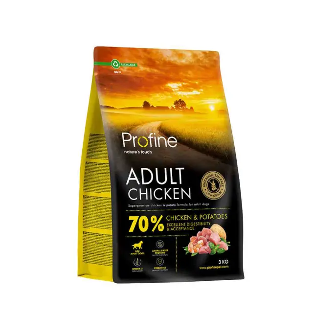 Profine Dog Adult Chicken 3Kg Μονόχρωμο
