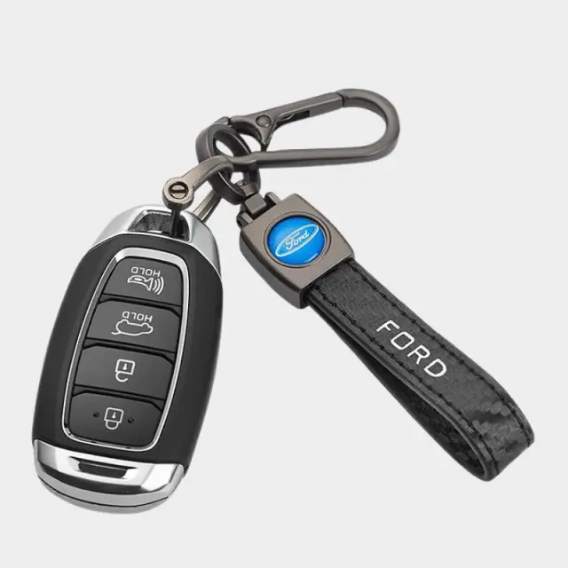 Μπρελόκ Κλειδιών Αυτοκινήτου Ford με Γάντζο Auto Set AS3507C Μαύρο - ONESIZE 2