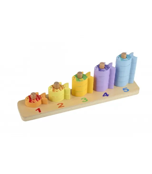 Παιχνίδι Στοίβαξης και Μετρήματος Sea Life Orange Tree Toys 2