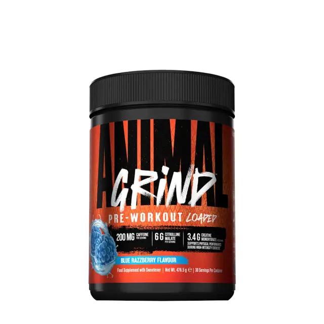 Universal Nutrition ANIMAL GRIND Pre-Workout blue-razzberry, 476-g